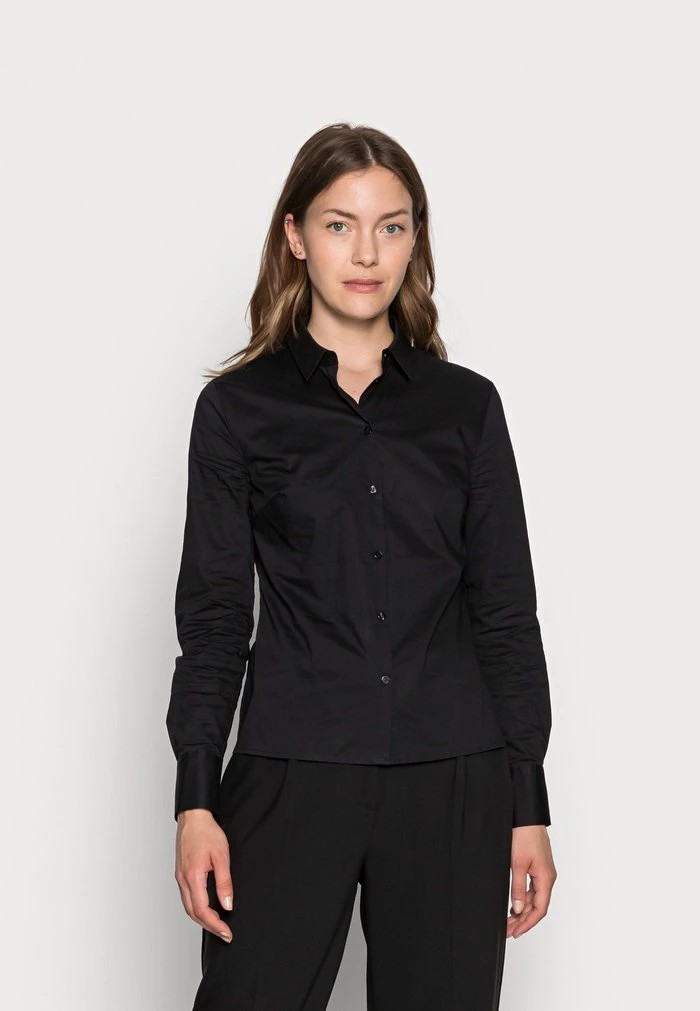 Chemise ANNA FIELD Anna Field Button-down Blouse Noir Femme | RPH-8779028